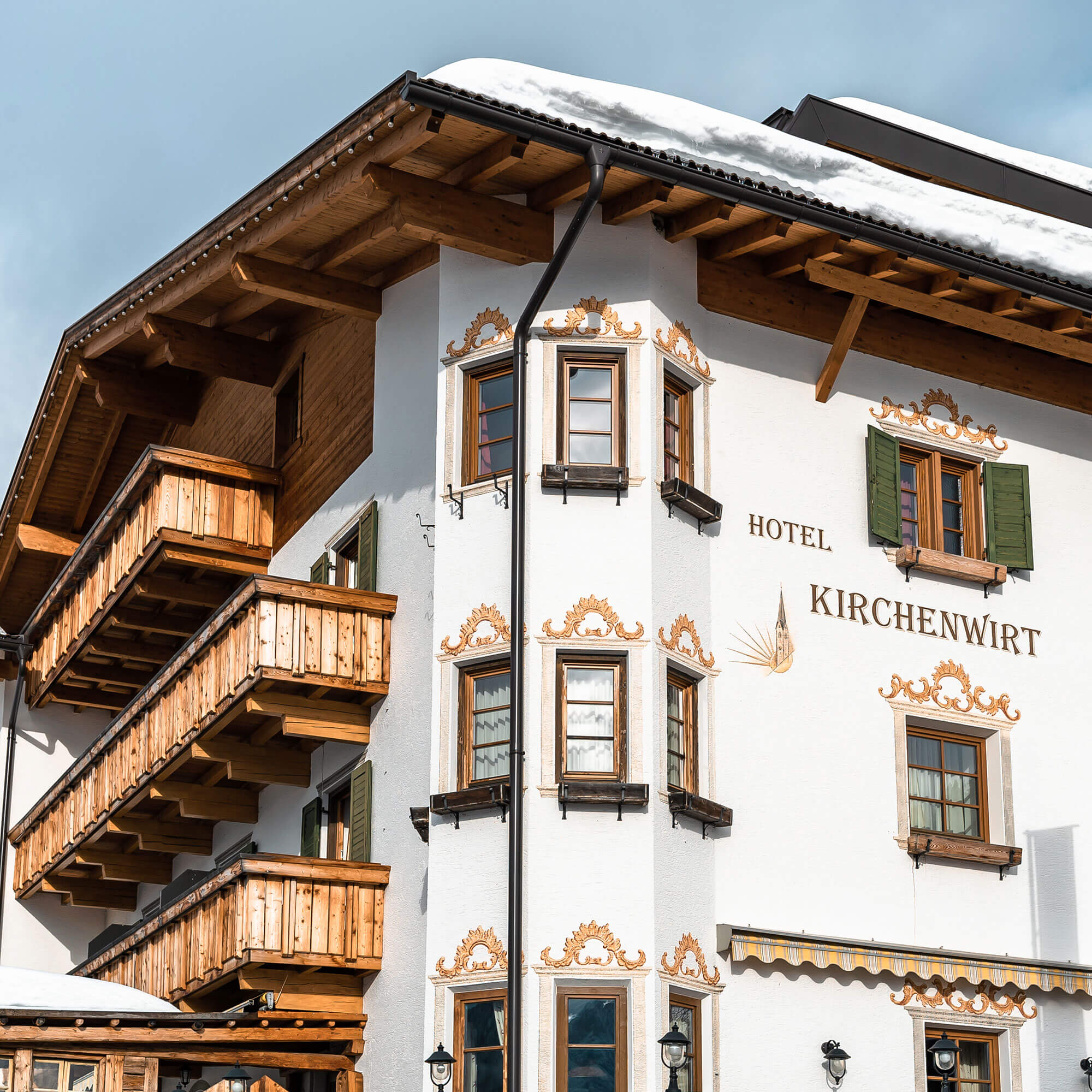Zimmer mit Frühstück in Toblach Pustertal ☀ Hotel Kirchenwirt