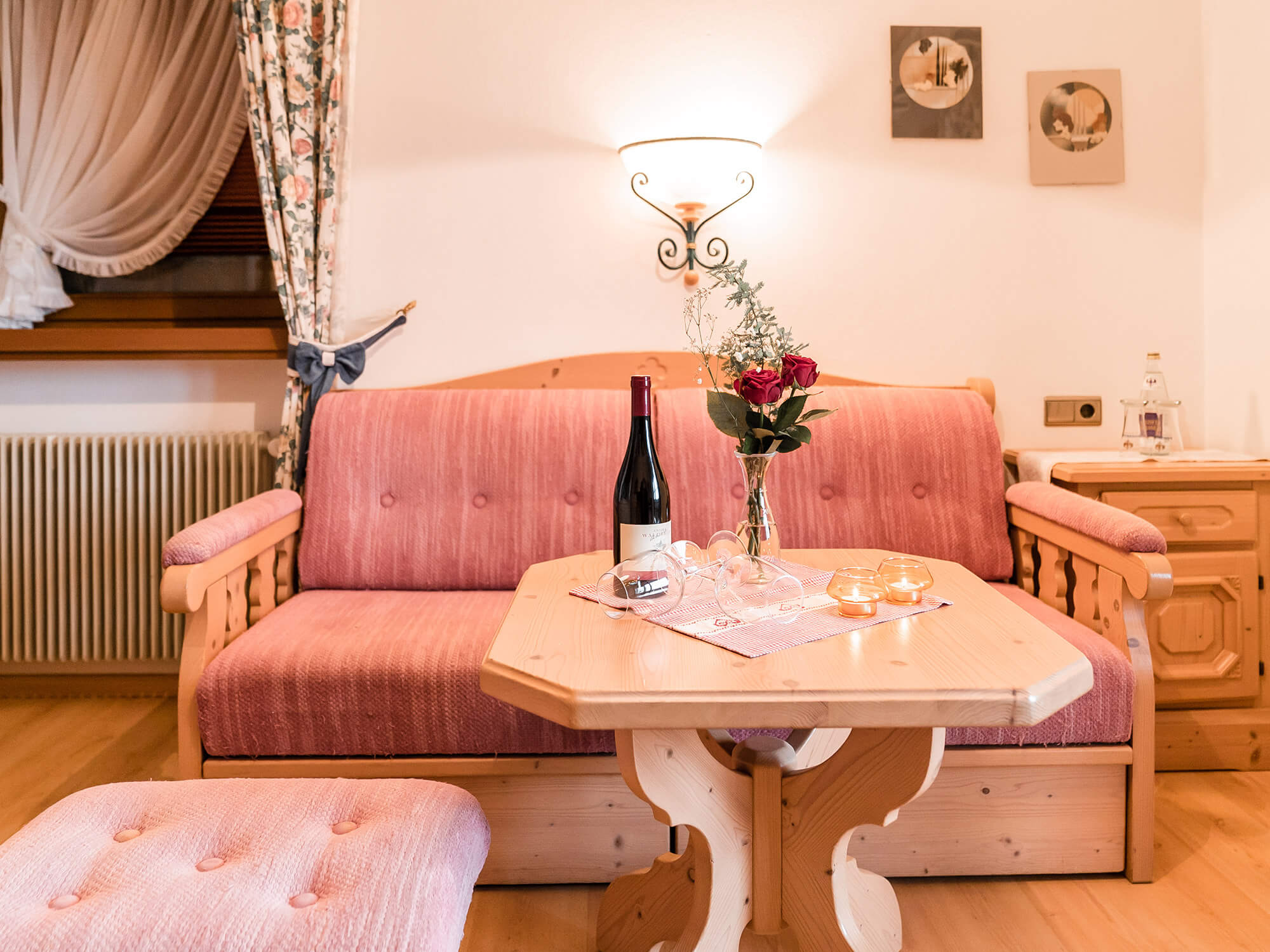 Divano con vino - Cristallo